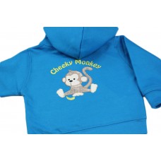 Personalised Boys Monkey Hoodie